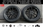 Mobile Preview: SIP PORDOI 13" Felgen KIT schwarz glänzend mit Michelin Michelin Power Pure SC Reifen